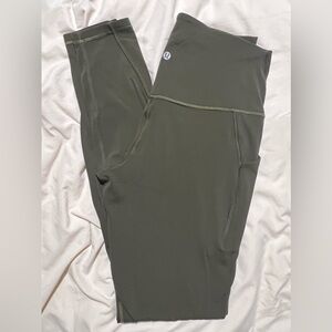 Lululemon align high rise with pockets size 10